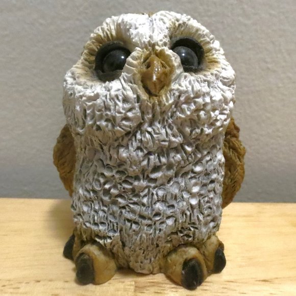 Stone Critters Other - Stone Critters Owl Baby Barn Figurine SCB-014 United Design Corp. USA